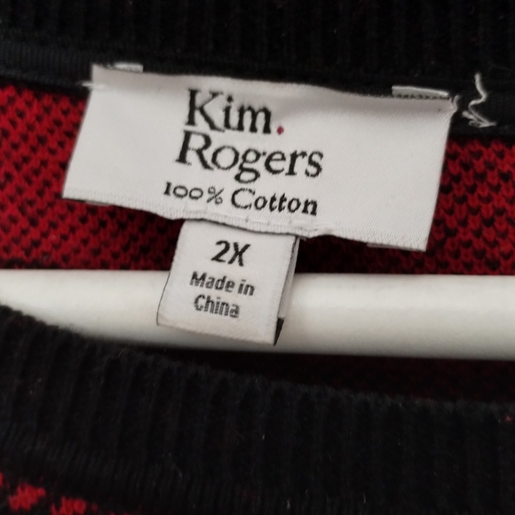 Plus Size Plaid Sweater - Picture 8 of 11